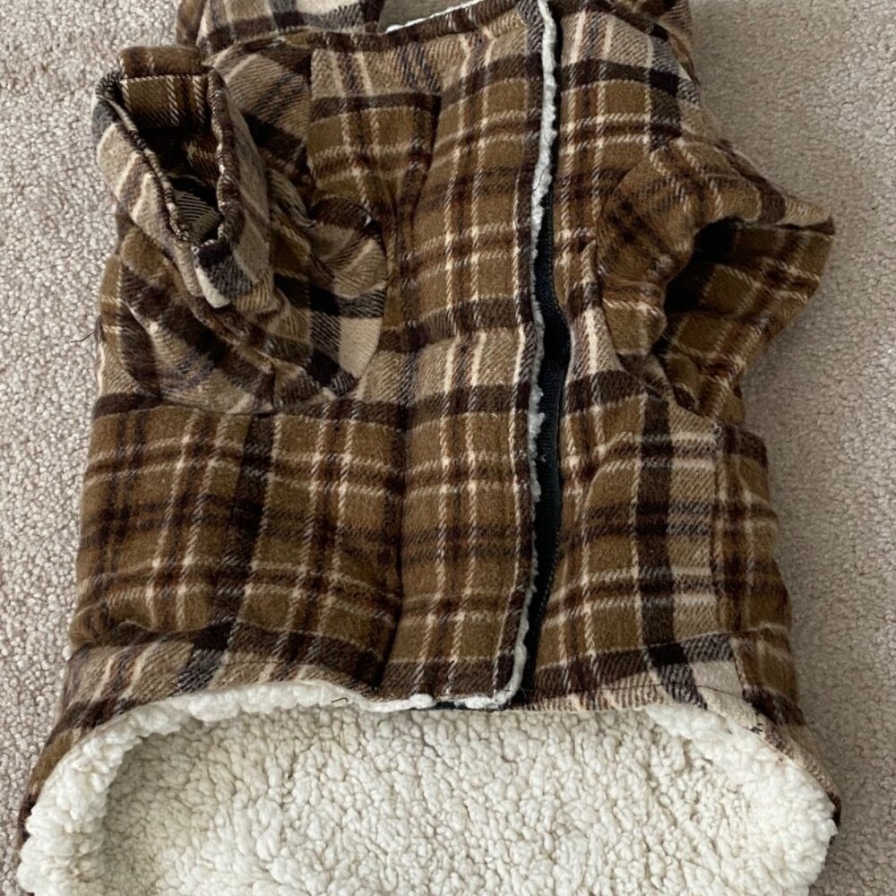 Hotel Doggy Sweater Jacket Fall Festival  Sweater Jacket Size Medium